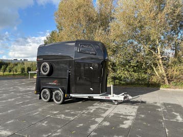 ANSSEMS EXCELENT 2-PAARDS NIEUWE TRAILER GEBRUIKTE PRIJS !!, Ophalen, Nieuw, Aluminium, 2-paards trailer