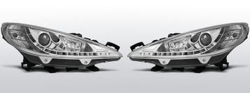 Koplampen Devil Eyes | Peugot 207 2006-2009 | chroom, Verzenden, Nieuw, Peugeot