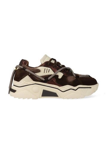 DWRS Sneakers Jupiter Corduroy Donker Bruin / Off White-41, Verzenden, Nieuw, Bruin
