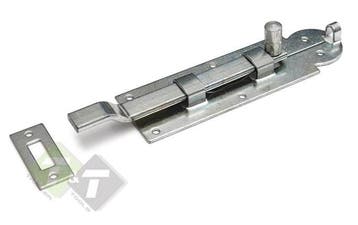 Plaatschuif - Schuifgrendel Met Bocht - Schuif Slot - 120 Mm, Ophalen of Verzenden, Nieuw, Overige typen