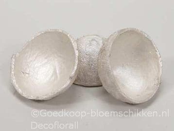 Coconut coco shell half cut White Pearl zak 10 stuks, Ophalen of Verzenden, Nieuw