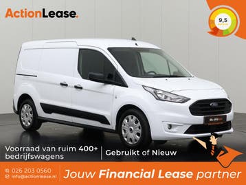 Ford Transit Connect Bestelbus L2 H1 2024 Benzine, Auto's, Zwart, Wit, Handgeschakeld, Nieuw