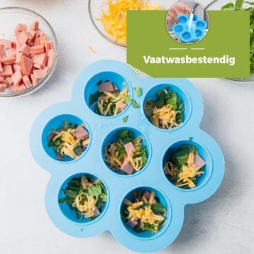 HI NATURE™ Babyvoeding bewaarbakjes set - Baby bakjes met 4, Ophalen of Verzenden, Zo goed als nieuw