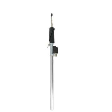 Inzink antenne 70° chroom, Verzenden
