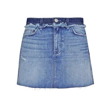 Hudson Jeans • blauwe denim mini rok • 25, Hudson, Verzenden, Nieuw, Blauw