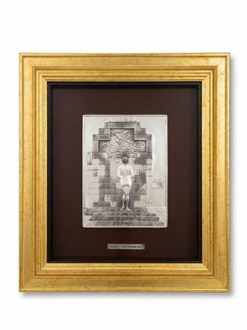 Salvador Dali (1904-1989) - Reliëf, Gala - 45 cm - .925