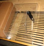 Broodvitrine bak 43,5 cm met tang, Nieuw in verpakking