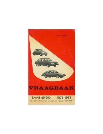 1976 - 1983 SAAB 99 900 BENZINE VRAAGBAAK NEDERLANDS