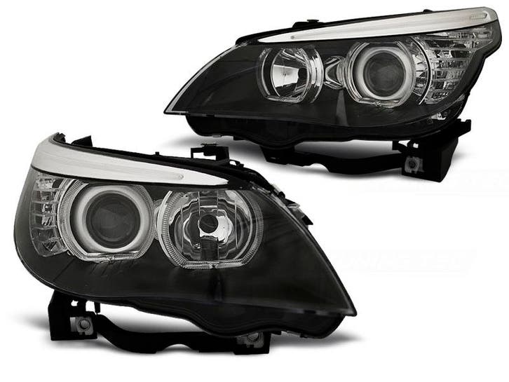 Koplampen BMW E60 03-07 Angel Eyes, Auto-onderdelen, Overige Auto-onderdelen, Ophalen of Verzenden