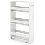 LIVSK Mobiele Keukenkar - Oplaadstation - 4-laags Opbergkar, Verzenden, Nieuw