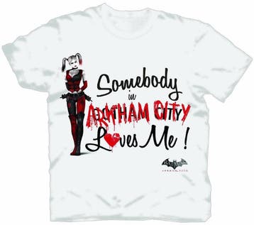 Batman Arkham City T/S Somebody Loves Me, Ophalen of Verzenden, Nieuw