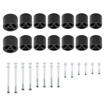 50mm Body Lift Kit Blocks Bolts voor Nissan Navara D22 Dual, Verzenden, Nieuw, Nissan