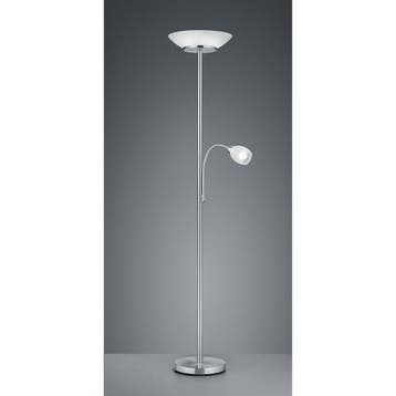 LED Vloerlamp - Trion Germin - E27 Fitting - Rond - Mat, Ophalen of Verzenden, Nieuw, Metaal