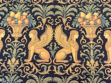 Katoenen stof Oeko-Tex Egyptische Sfinxen 300x280cm –