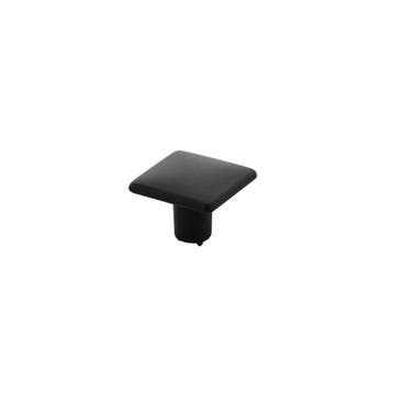 Intersteel Meubelknop vierkant vlak 26x26mm - mat zwart, Verzenden, Nieuw