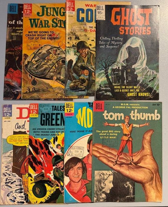 King, Combat, Ghost Stories etc - 8 Comic - Eerste druk -, Boeken, Strips | Comics