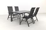 Kettler Edge/Legato 160 cm. tuinset - 5-delig verstelbaar, Tuin en Terras, Verzenden, Nieuw, Overige materialen, Tuinset