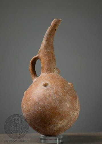 Cypriotisch Terracotta Grote Cypriotische rode gepolijste