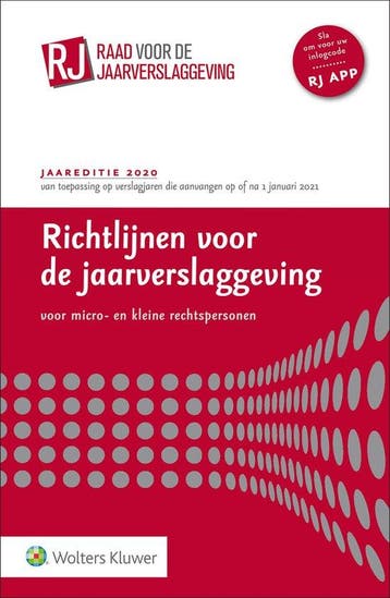 Boek Richtlijnen voor de jaarverslaggeving voor micro- en kl, Boeken, Verzenden, Zo goed als nieuw