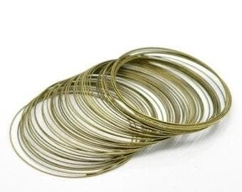 Memory wire voor kettingen Ø 115 mm x 1 mm – ca. 10 wendi, Ophalen of Verzenden, Nieuw, Draad