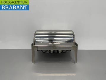 HCB Chafing Dish Rolltop RVS – 9 liter – 1/1 GN Horeca, Ophalen of Verzenden, Nieuw in verpakking