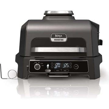 Elektrische barbecue en rookoven met thermometer - NINJA..., Verzenden, Nieuw