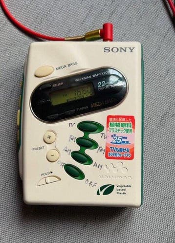 Sony - WALKMAN WM-FX202 Draagbare cassettespeler, Nieuw