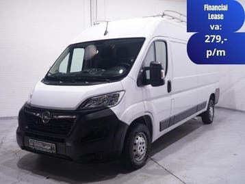 Opel Movano 2.2D 140 pk L3H2 Imperiaal met Trap, Trekhaak, Stof, Gebruikt, Euro 6, Wit