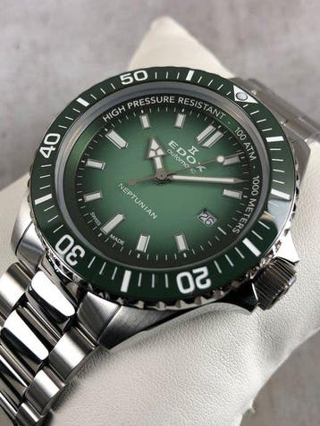Edox - Skydiver Neptunian Automatic 1000M Diver -, Nieuw