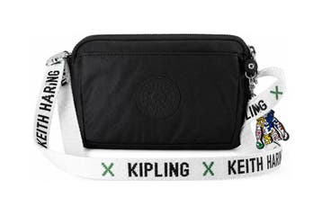 Kipling Schoudertas Zwart | ACTIE, Verzenden, Zo goed als nieuw, Zwart