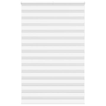 vidaXL Zebra rolgordijn 140x200 cm stofbreedte 135,9cm, Verzenden, Nieuw, Wit