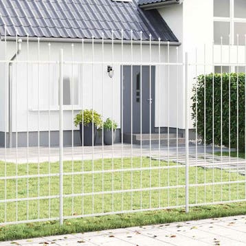 vidaXL Tuinhek WOERDEN 2 st 170 x 225 cm Gepoedercoat staal, Verzenden, Nieuw, IJzer