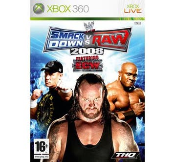 Xbox 360 WWE SmackDown vs. Raw 2008, Verzenden, Zo goed als nieuw