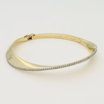 Armband - 14 karaat Geel goud Diamant (Natuurlijk), Nieuw