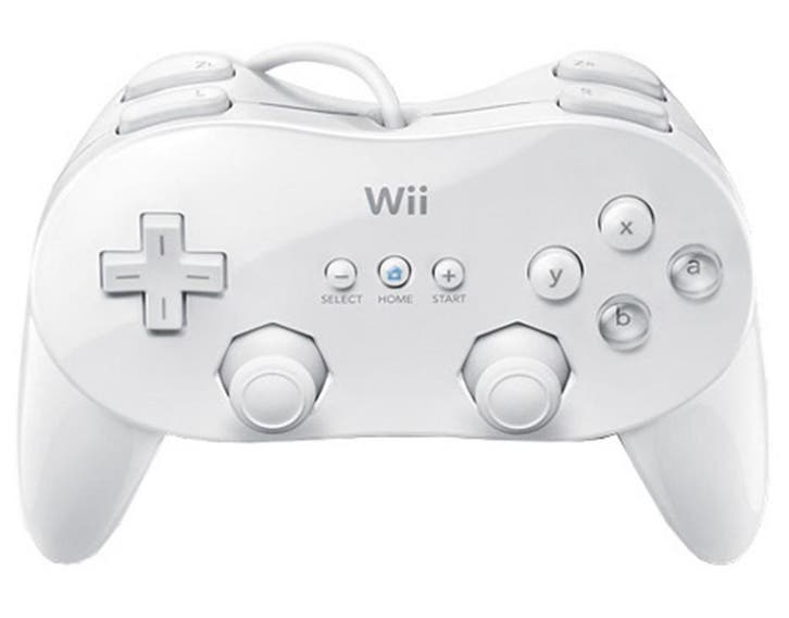 Wii Classic Controller Pro Wit - Nintendo Wii Met garantie!, Spelcomputers en Games, Spelcomputers | Nintendo Consoles | Accessoires