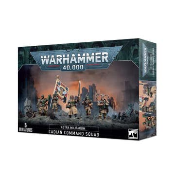 Warhammer 40,000 Astra Militarum Cadian Command Squad, Hobby en Vrije tijd, Ophalen of Verzenden, Nieuw