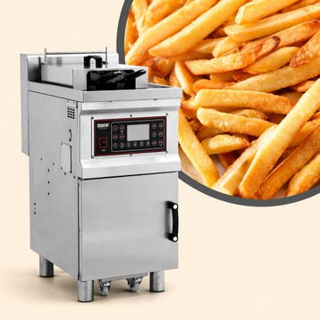 Makfry Friteuse | Open Fryer FE300S  | 18L | Digitaal | 13.5, Ophalen of Verzenden, Nieuw in verpakking