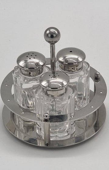 Alessi - Michael Graves - Peper- en zoutstel - MG06 - Staal,
