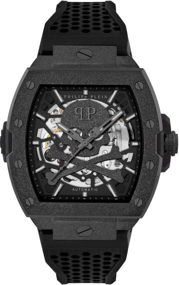 Philipp Plein PWJFA1125 The $keleton Frosted horloge, Sieraden, Tassen en Uiterlijk, Overige merken, Staal, Verzenden, Polshorloge