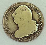 France Frankreich 2 Sols 1792 Aa Metz Jahre 4 Typ Françoi.., Verzenden