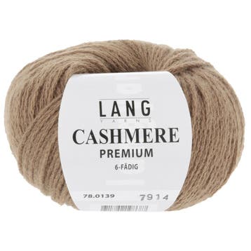 LANG Yarns Cashmere Premium - 139 Lichtbruin - Puur Kasjmi, Ophalen of Verzenden, Nieuw