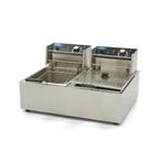 Frituurpan - 2x 6 L - 2 Manden - tot 2,4 Kg Frites, Verzenden, Nieuw in verpakking