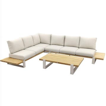 Showroommodel SUNS Nardo hoek loungeset 3 delig naturel, Tuin en Terras, Tuinsets en Loungesets, Ophalen of Verzenden, Nieuw