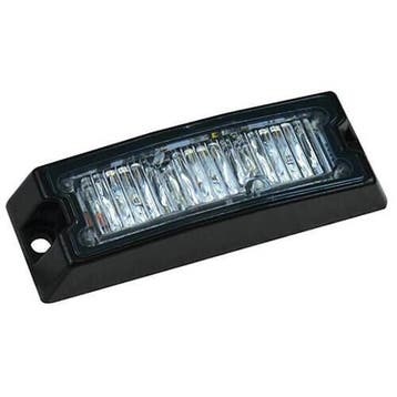 R65 Slimline LED Flitser 3 LEDs Blauw | 10-30v |, Verzenden, Nieuw