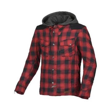 Macna Inland Jas Rood Zwart, Motoren, Nieuw met kaartje, Jas | textiel, Macna, Heren