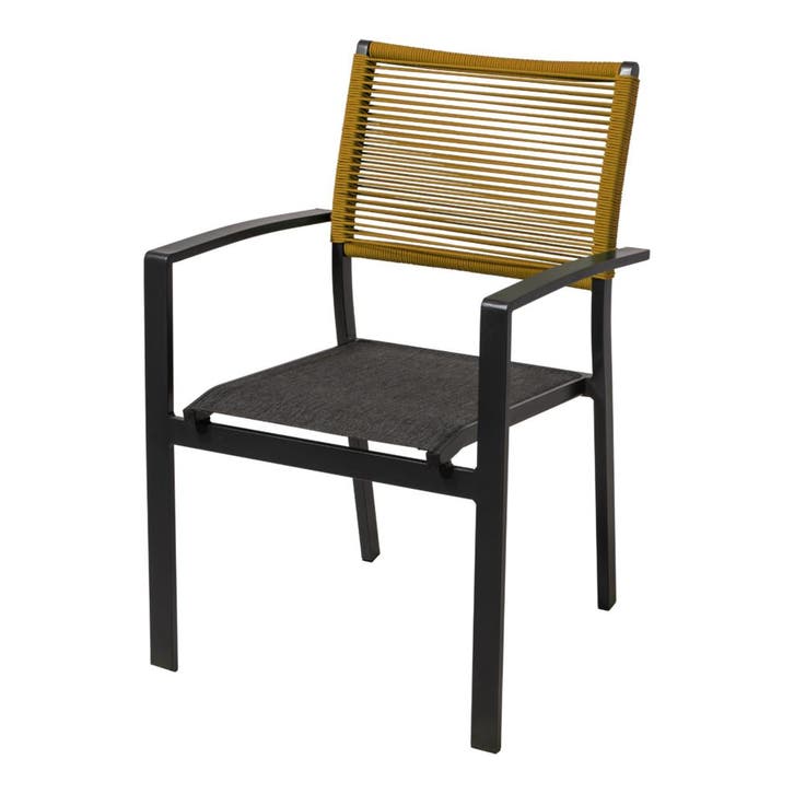 Vito Rope stapelstoel geel, Huis en Inrichting, Stoelen, Nieuw, Ophalen of Verzenden