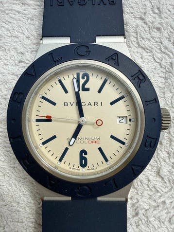 Bvlgari - Aluminium Tricolore - BUAQ8C6 - Heren - 2020-2025, Nieuw
