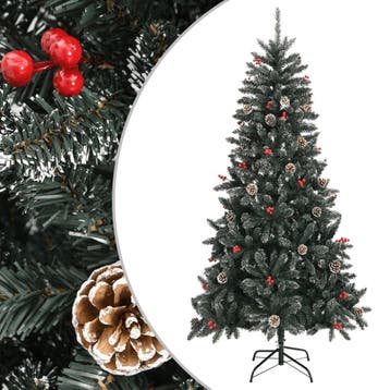 Kerstboom 210cm xl besneeuwd | retourdeal 44% korting, Diversen, Kerst, Ophalen of Verzenden, Zo goed als nieuw