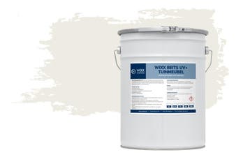 Wixx Tuinmeubelbeits UV+ RAL 9010 | Zuiver Wit 1L, Verzenden, Wit, Nieuw, Beits
