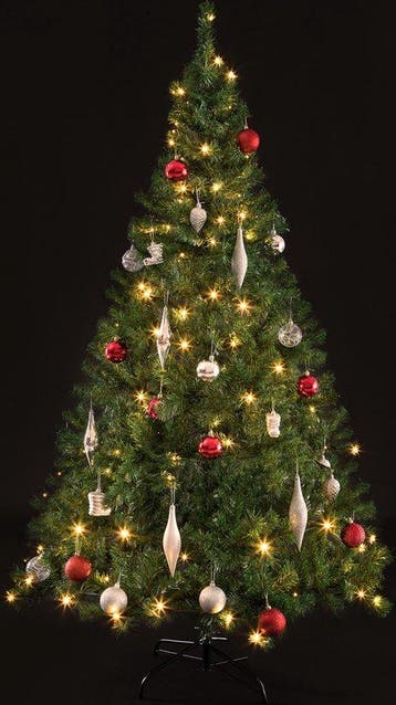 2dekans | Casaria Kerstboom 180 cm – Incl. LED, Ophalen of Verzenden, Zo goed als nieuw